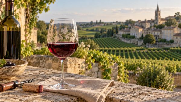 Idées de cadeaux : élisez un verre à vin gravé sur mesure